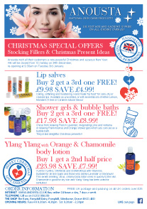 Anousta Natural Skincare Products Newsletter