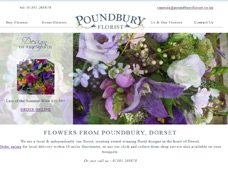 Poundbury Florist website