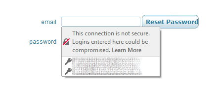 Firefox form warning