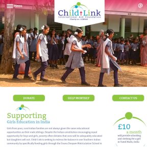 Child Link Charity Website