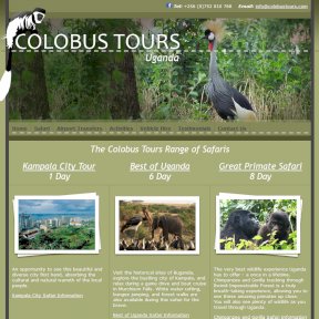 Colobus Tours website