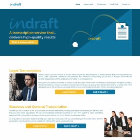Indraft Solutions Website