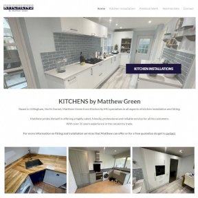 Kitchens by Matt Green - website redesigned by The Web Booth
