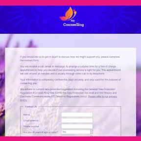 my-counselling.co.uk contact us form