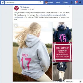 PS Clothing at Christmas