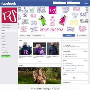 PS Clothing Facebook