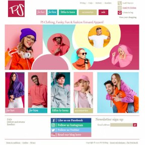 PS Clothing Website