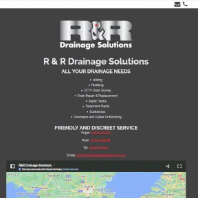 R&R Building Contractors - Drainage Services Holding Page