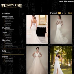 Wedding dress filter